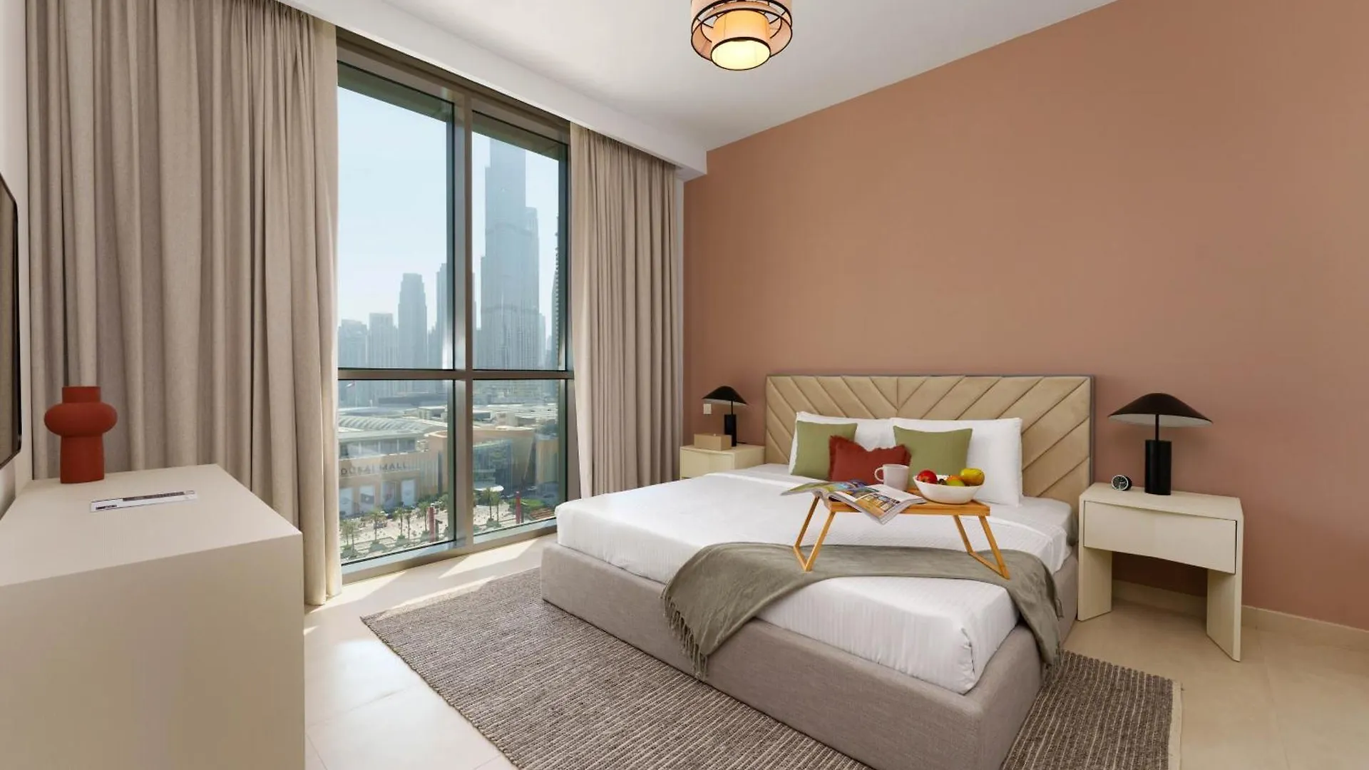 Elite Escape - 3 Bhk Burj View & Dubai Mall Access Apartment